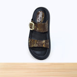 802F Olina Cuir Marron Brillant