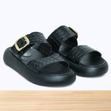 802F Olina Cuir Noir Croco