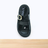 802F Olina Cuir Noir Verni