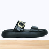 802F Olina Cuir Noir Mat