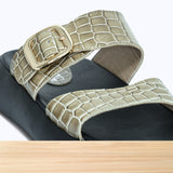 802F Olina Cuir Taupe Croco