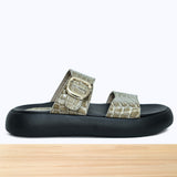 802F Olina Cuir Taupe Croco