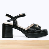 817F Bellisse Cuir Noir Brillant