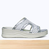 817F Olyra Cuir Argenté