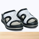 817F Olyra Cuir Noir Blanc