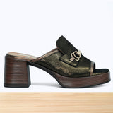828F Loria Cuir Olive Métallisé SM