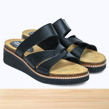 831F Norena Cuir Noir Mat