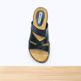 831F Norena Cuir Noir Mat