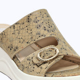 837F Selesta Cuir Beige Brillant