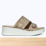837F Selesta Cuir Beige Brillant