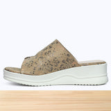 837F Selesta Cuir Beige Brillant