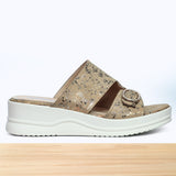 837F Selesta Cuir Beige Brillant