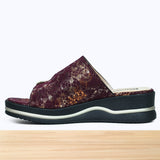 837F Selesta Cuir Bordeaux Brillant