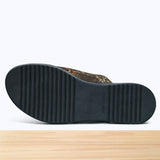 837F Selesta Cuir Marron Brillant