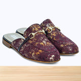 855F Rawaq Cuir Bordeaux Brillant