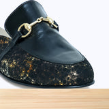 855F Rawaq Cuir Noir Lézard