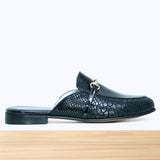 855F Rawaq Cuir Serpent Verni Noir SBL