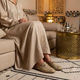 855F Rawaq Beige Brillant - Night Sadari Brass Table