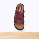 887F Rosalya Cuir Bordeaux