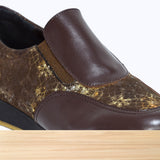 895F Mislo Cuir Marron Brillant