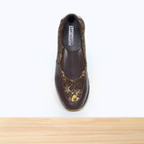 895F Mislo Cuir Marron Brillant