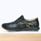 895F Mislo Cuir Noir Lézard