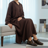 895F Mislo Marron Brillant — Djellaba Var.3