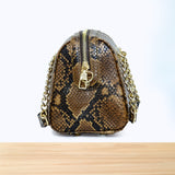 9195sc Cima Cuir Camel serpent