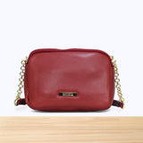 9206SC Alina Cuir Rouge Foncé