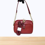9206SC Alina Cuir Rouge Foncé