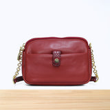 9206SC Alina Cuir Rouge Foncé