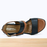 935F Alma Cuir Noir Camel DT