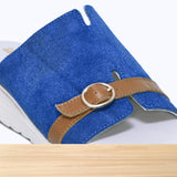 981F Velmira Cuir Bleu