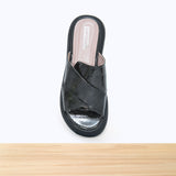 999f Luva Cuir Gris Noir