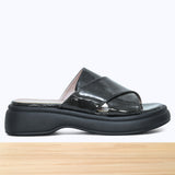 999f Luva Cuir Gris Noir