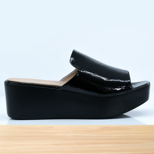 069F Avital en Cuir Noir