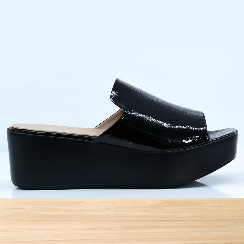 069F Avital en Cuir Noir