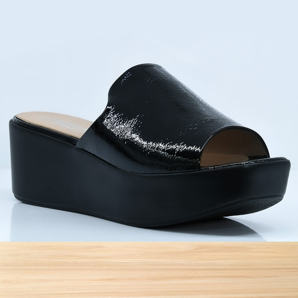 069F Avital en Cuir Noir