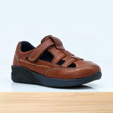 077ENF Bambín en Cuir Camel