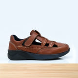 077ENF Bambín en Cuir Camel