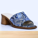 406F Mary Cuir bleu