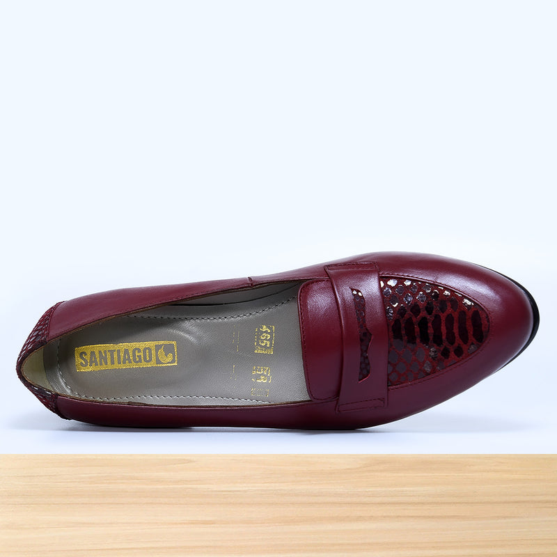465 Bloom Cuir Bordeaux