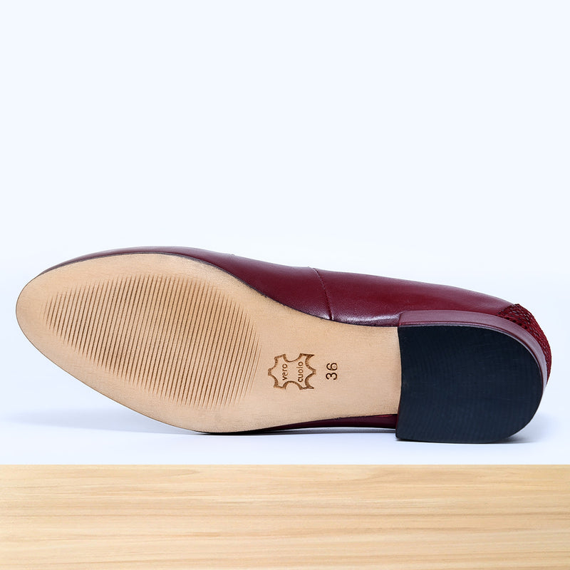 465 Bloom Cuir Bordeaux