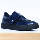444F Carry Cuir Bleu