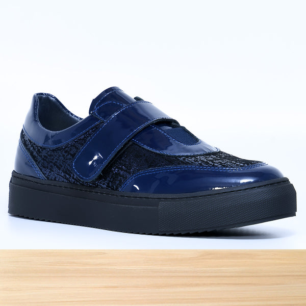 444F Carry Cuir Bleu