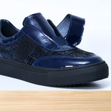 444F Carry Cuir Bleu