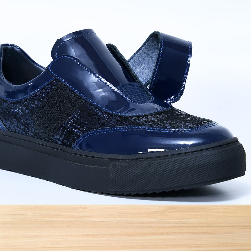 444F Carry Cuir Bleu