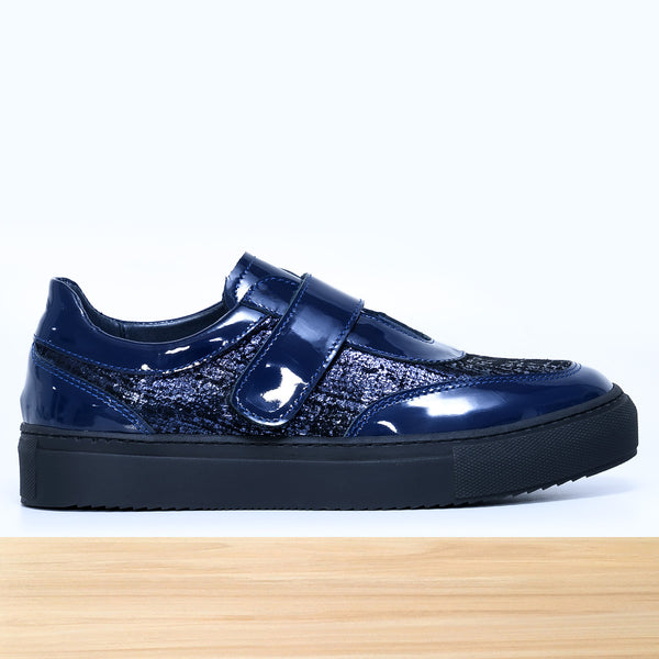444F Carry Cuir Bleu