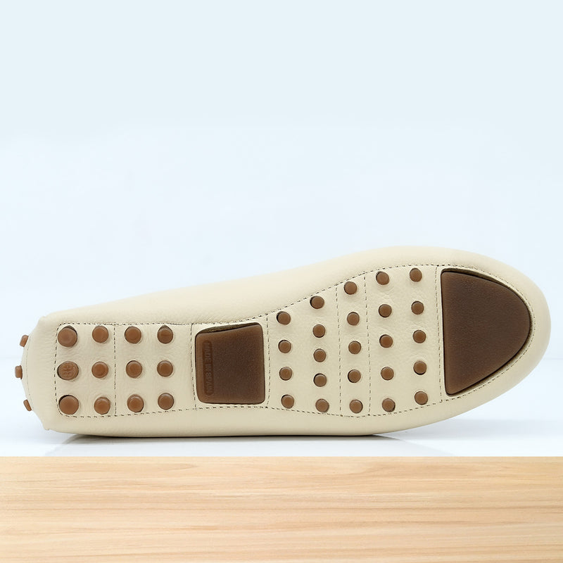 528F Clara en Cuir Beige