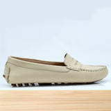 528F Clara en Cuir Beige